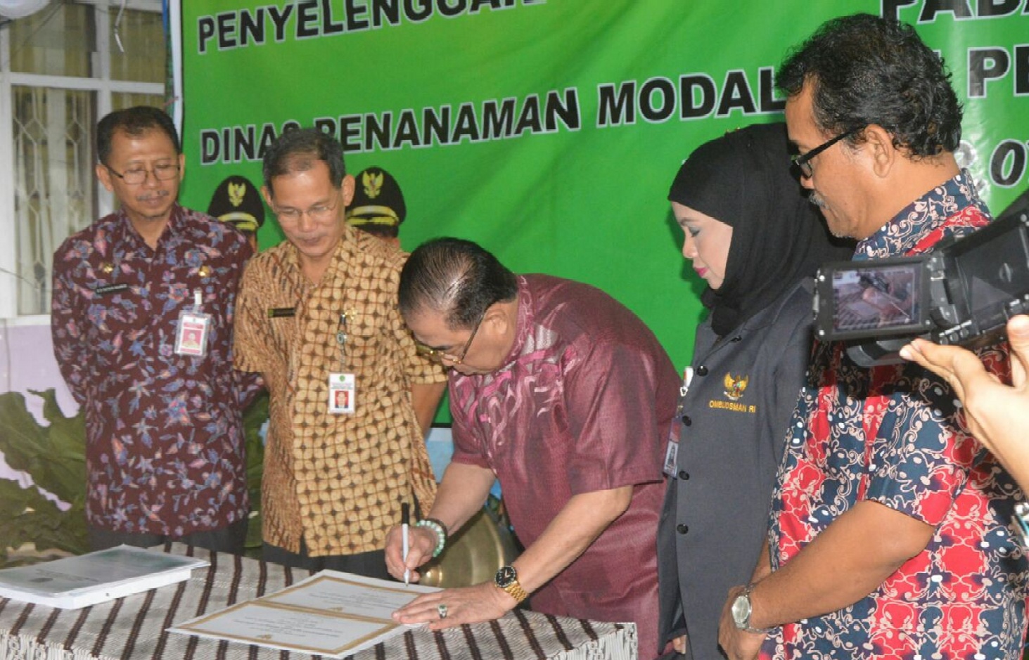 DPMPTSP Paser Launching 120 Perizinan Sorot Online